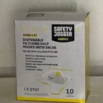 BOITE 10 DE MASQUES AVEC VALVE FFP2
