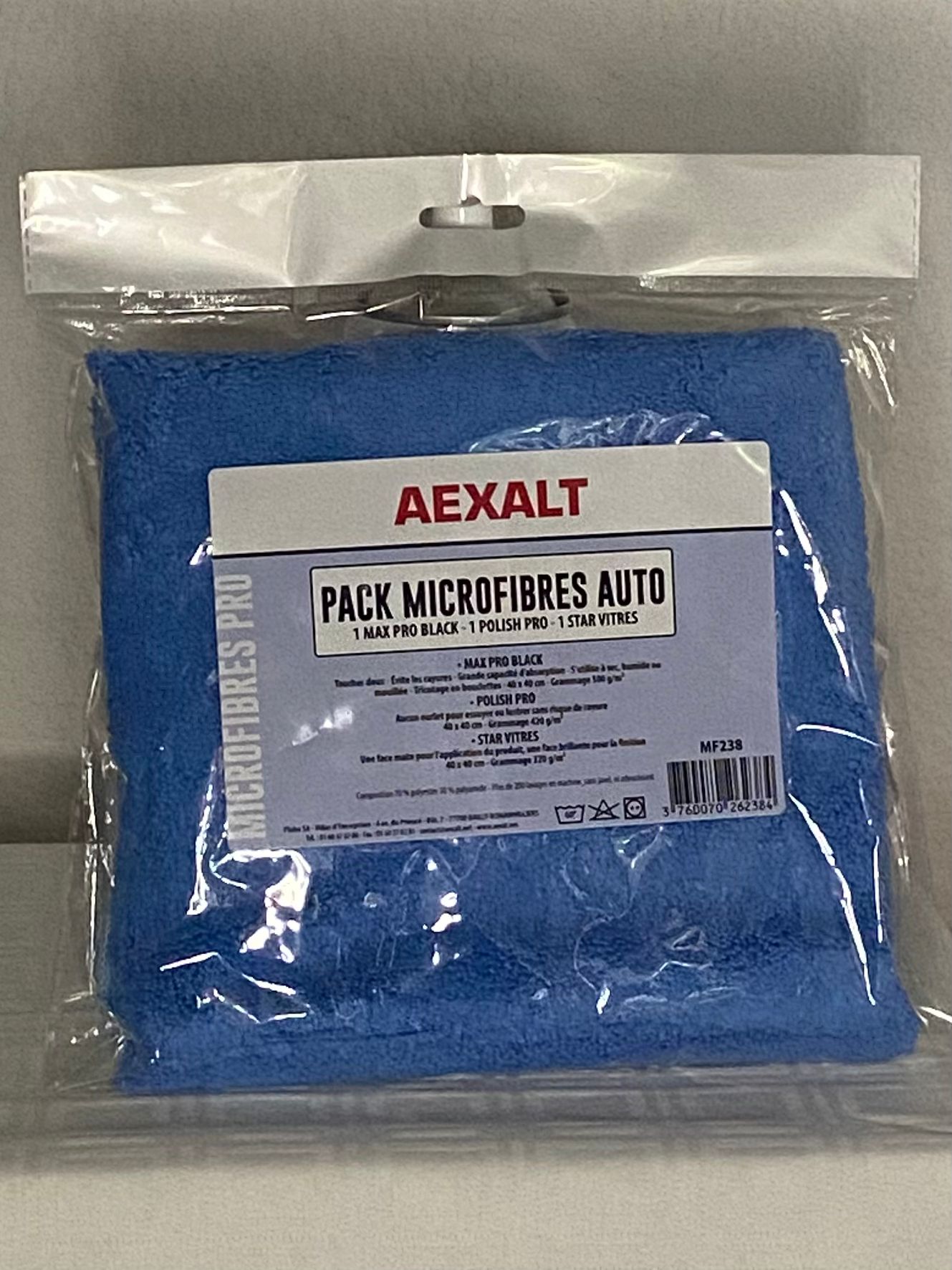 pack microfibres auto