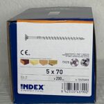 vis bois 5 x 70 Torx